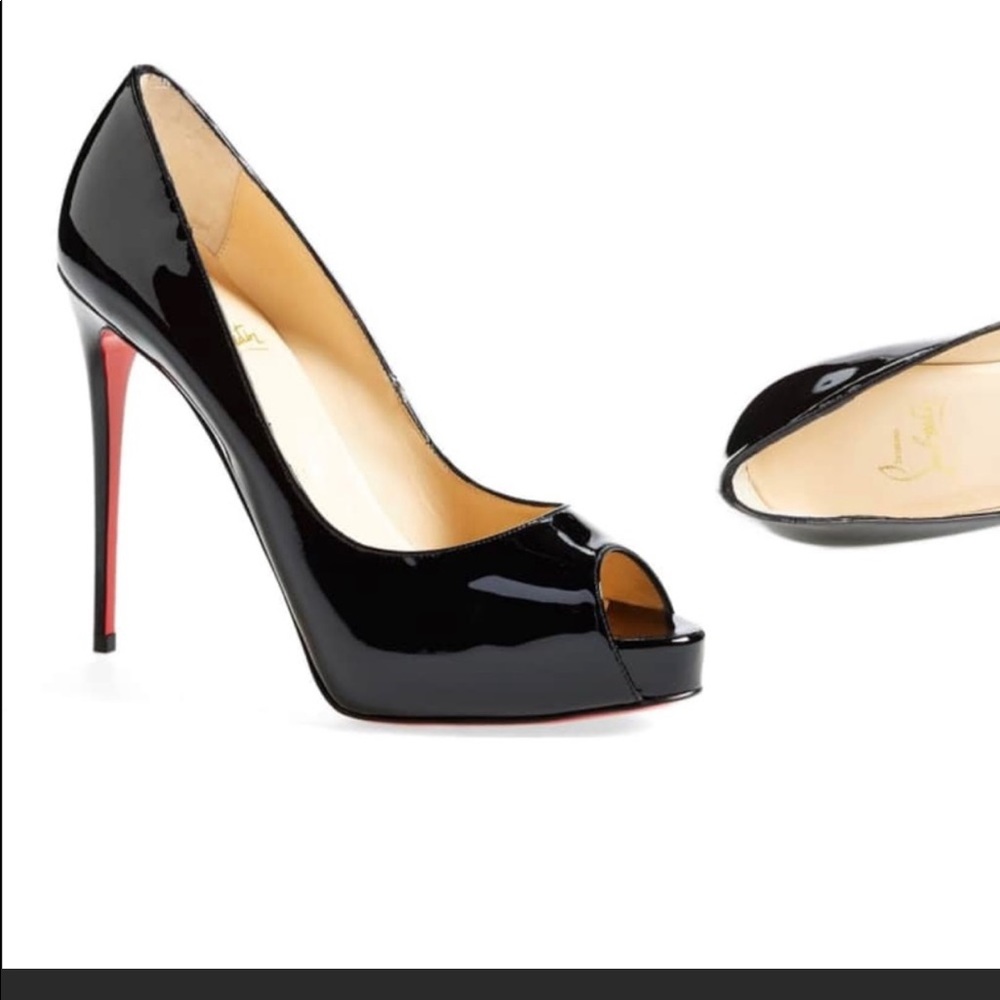 Christian Louboutin prive open toe pump size 39